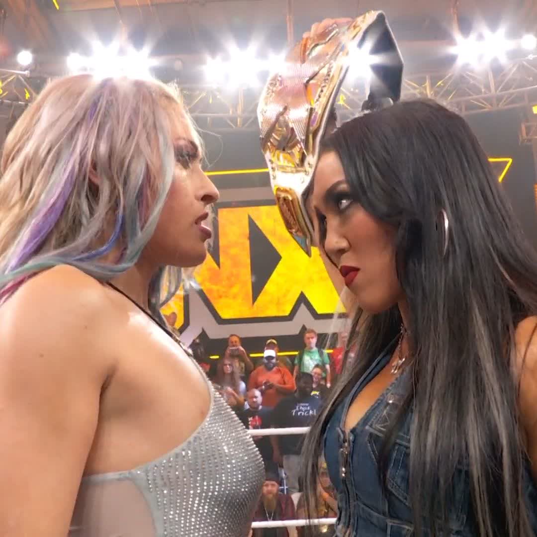 "Me. You. CW." Giulia has called her shot! 😱 #WWENXT