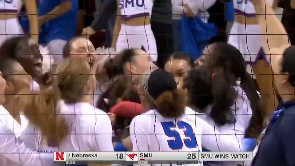 SMU SWEEPS NO. 2 NEBRASKA 🚨 STATEMENT WIN BY SMU Volleyball❗️
