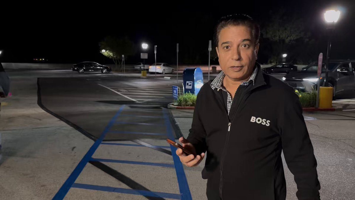 My Dad demos Tesla Actually Smart Summon (ASS)