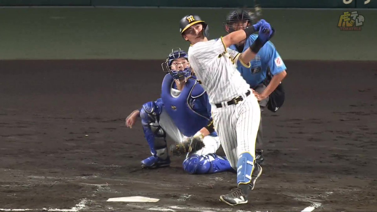 1回裏、井上選手が甲子園初アーチ!レフト第2号ツーランホームラン!#hanshin #虎テレ #阪神タイガース #ARE_GOES_ON