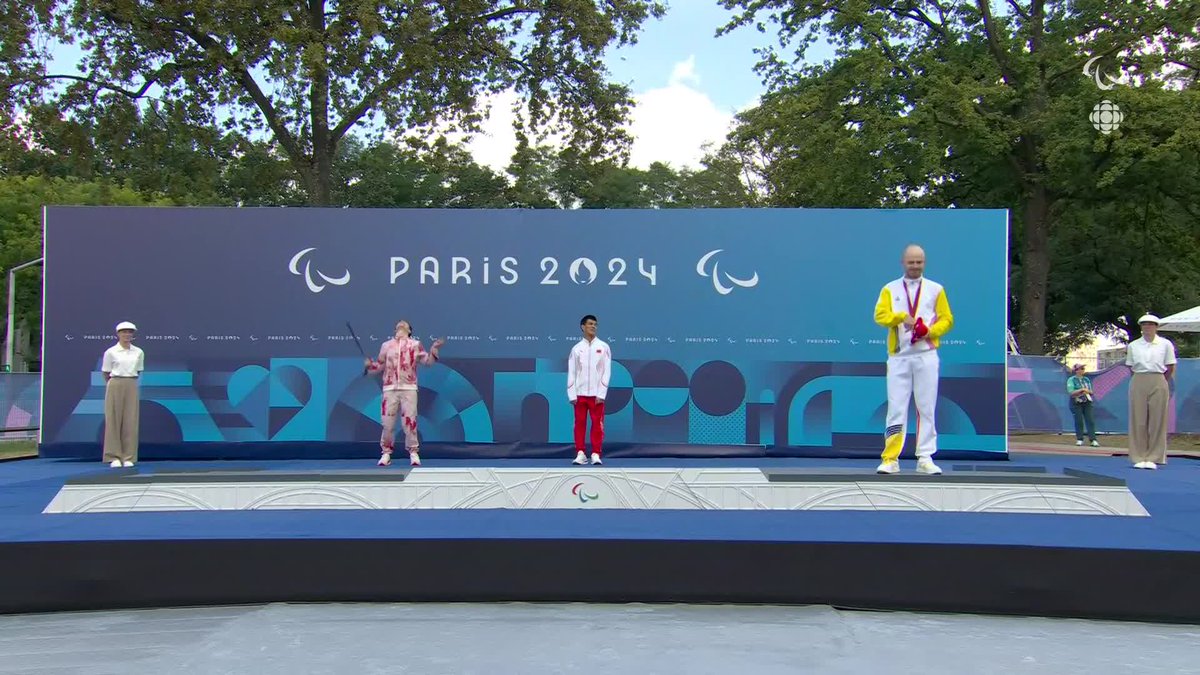This morning in Paris Canada’s Nathan Clement won his first Paralympic medal. A cycling silver. He made his Paralympic debut in swimming at Rio 2016. Look at what this means to him. Absolutely beautiful. What an athlete.