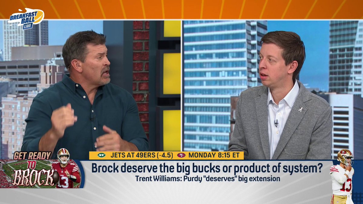 .Craig Carton and Mark Schlereth explain why the 49ers weapons should not be used against Brock Purdy: “They are a Super Bowl contender and one of the many reasons is because their QB puts the ball in the hands of his playmakers.” — Stink