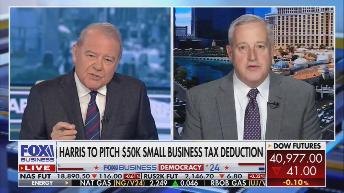 Fox host: Kamala Harris’ new plan for a $50,000 tax credit for small businesses coupled with less red tape, I've got to say that is a good idea RNC Chair: Well, that may be a good idea...