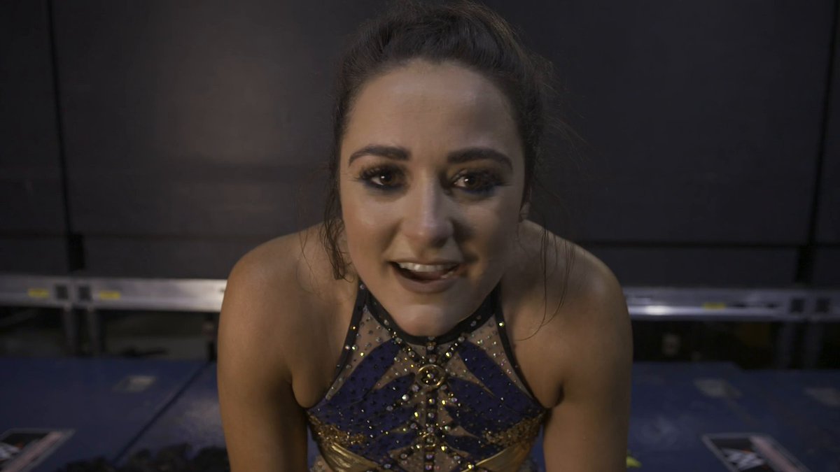 .LYRA VALKYRIA has a message for the future #WWESpeed Women's Champion 👀