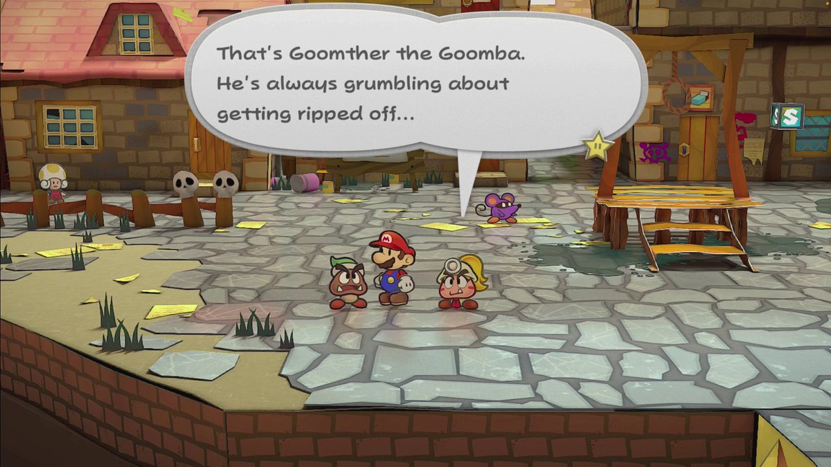 Goombas have such interesting names! What would your Goomba name be? #PaperMarioTheThousandYearDoor