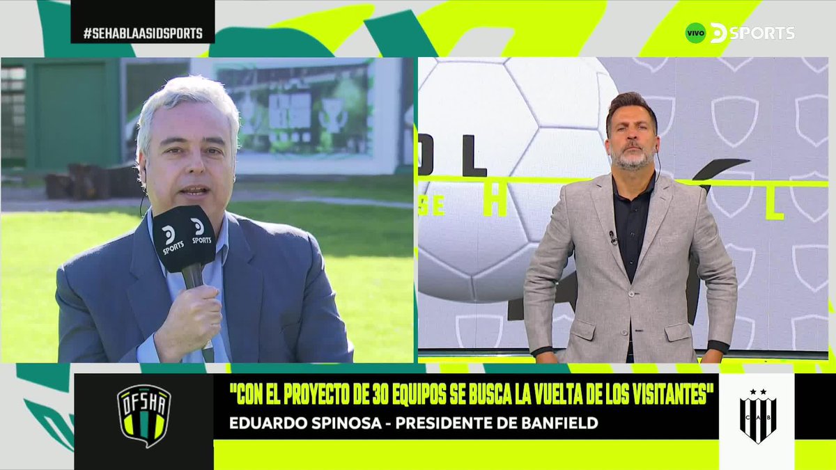 "EN MI GESTIÓN, BANFIELD TUVO DE HIJO A LANÚS" ▶ Eduardo Spinosa, presidente de Banfield, destacó la estadística favorable al Taladro en los clásicos. 🎙 Facu Sanches en #SeHablaAsíDSPORTS