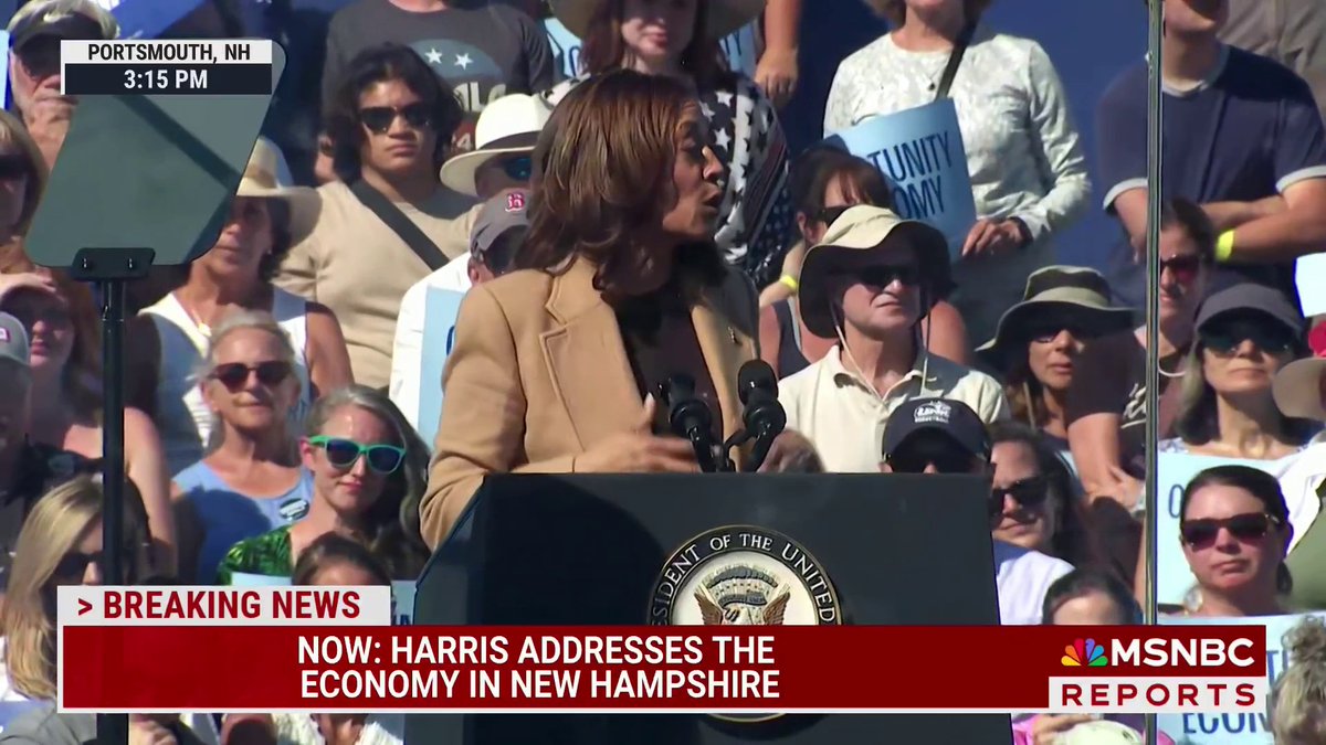 This is just a senseless tragedy on top of so many senseless tragedies.” VP Kamala Harris condemns the shooting at Apalachee High School in Georgia this morning. Goes off script to tell personal anecdote. This is 47!!!