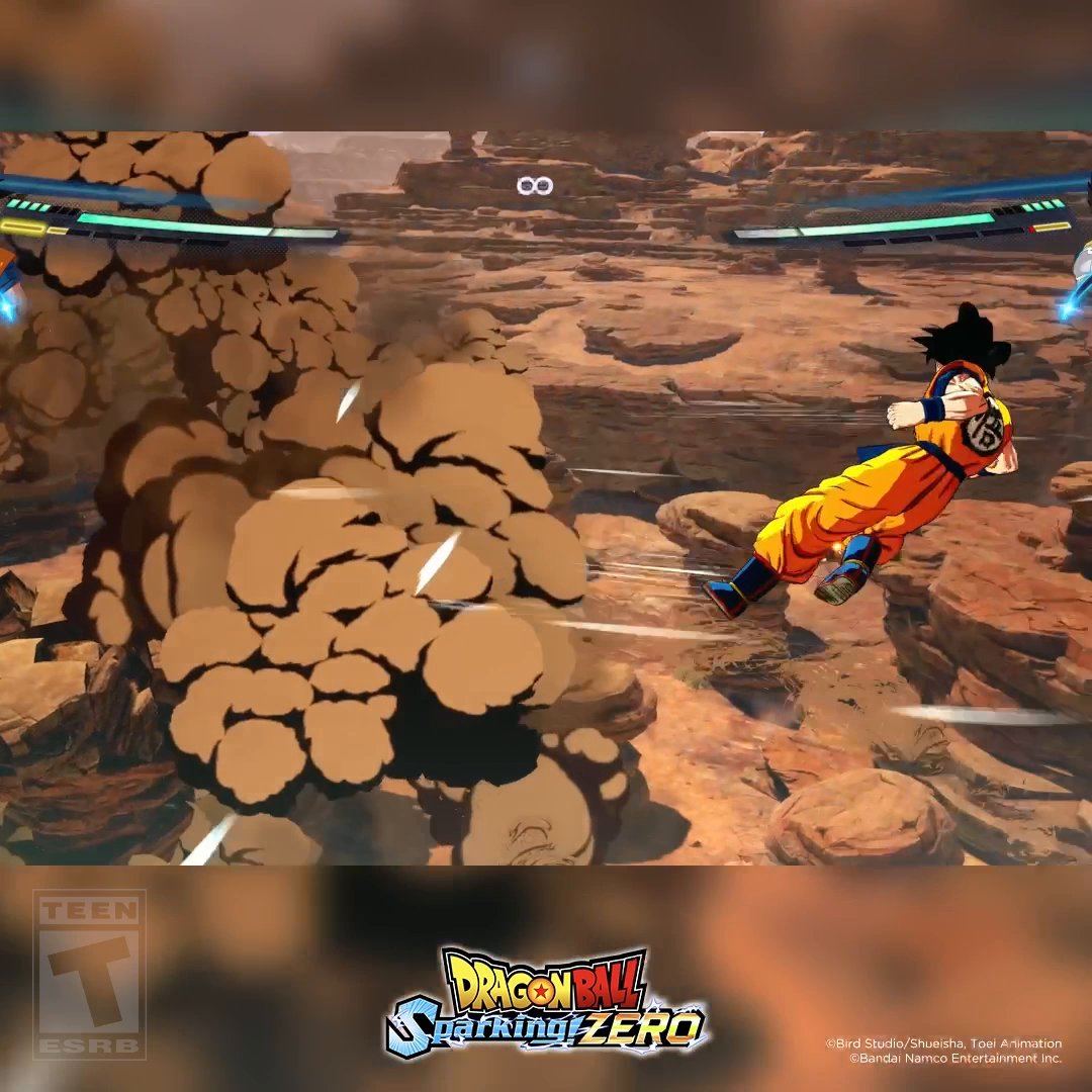 Dodge your opponent and attack at the speed of lightning with the Short Dash feature in #DBSZ.