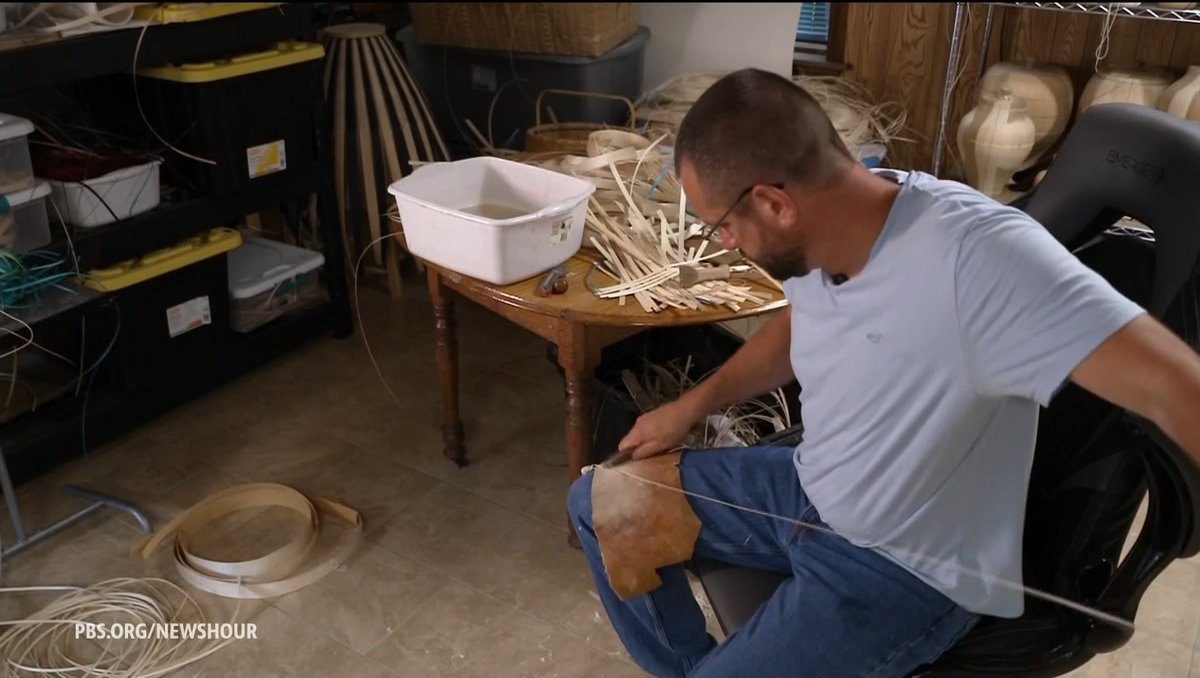 The ancient Native tradition of weaving baskets is now grabbing the attention of the contemporary art world. Jeffrey Brown spoke with artist Jeremy Frey, who is taking the form in new directions.