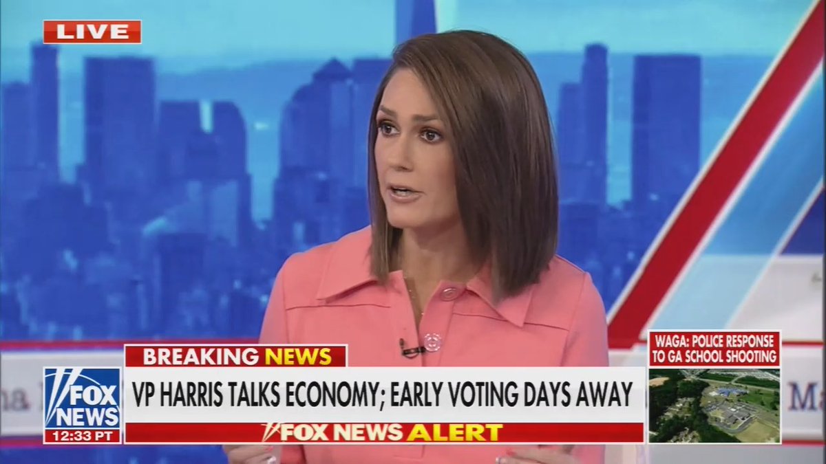 .Jessica Tarlov on Fox: A nonpartisan group put out their budget model that said Trump would add $5.8 trillion to the deficit. Goldman Sachs just said the GDP will significantly decrease under Donald Trump and continue to increase under Kamala Harris