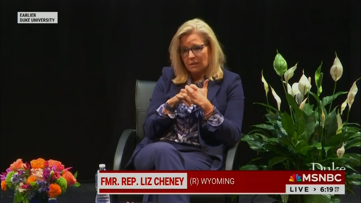 .Liz Cheney: As a conservative, as someone who believes in and cares about the Constitution, and because of the danger Donald Trump poses, I will be voting for Kamala Harris