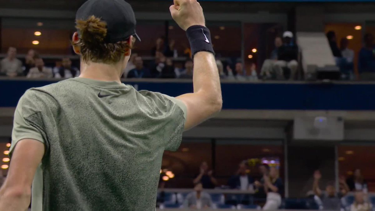 Medvedev goes around the net but Jannik Sinner has an answer!