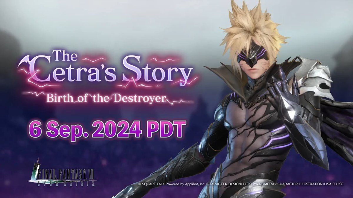 Event Coming Soon #FF7EC1stAnniversary Event The Cetra's Story: Birth of the Destroyer! Here's a sneak peek of the upcoming event starting Sep. 6 7:00 PM PDT! A mysterious white Bahamut stands before Cloud and friends... Enjoy the 1st anniversary of #FF7EC! #FF7EverCrisis