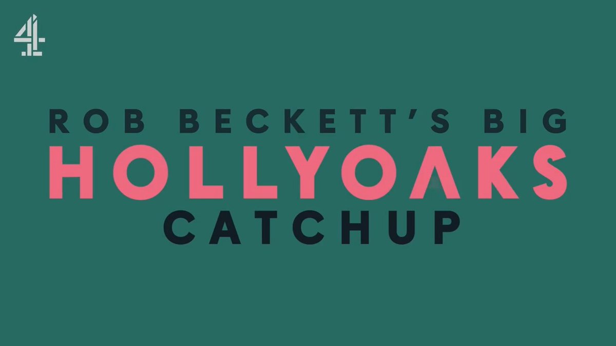 Need a reminder of what’s being going on in #Hollyoaks before the big time jump? Don’t panic, Rob Beckett’s got you covered in this nifty little recap! How thoughtful! #TimeChangesEverything