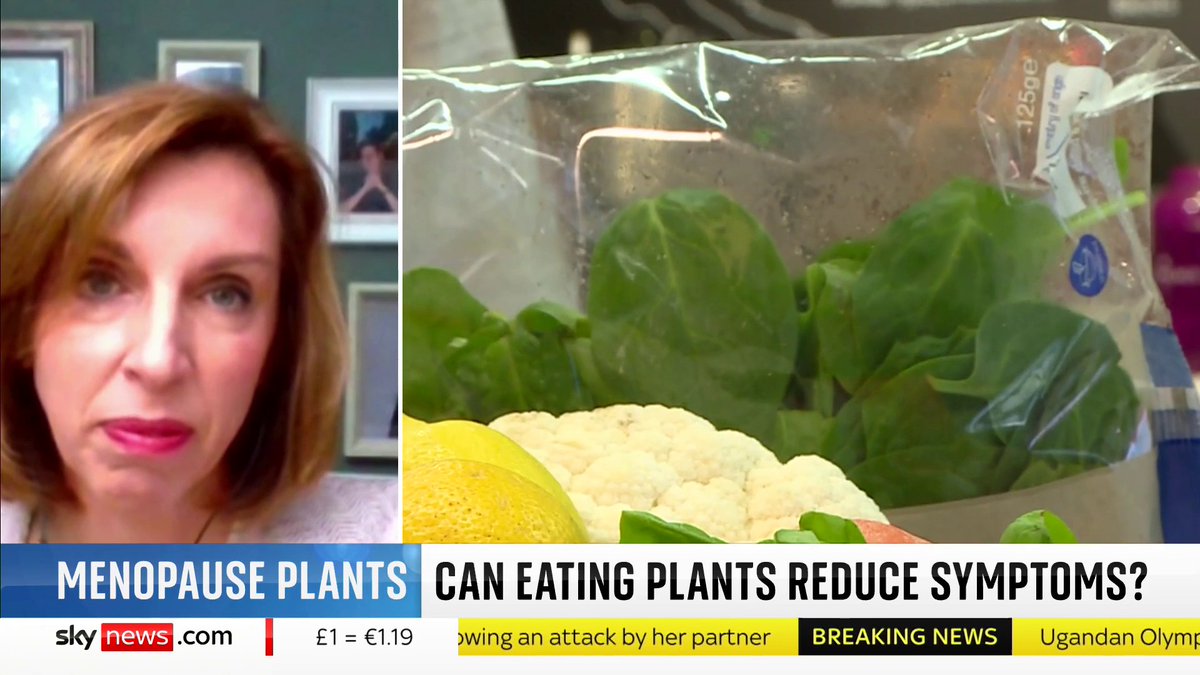 Can eating your greens help with the menopause? 🥬 A new study says eating 30 plants a week can reduce symptoms by a third. Here's what Dr Louise Newson has to say. #KayBurley OM