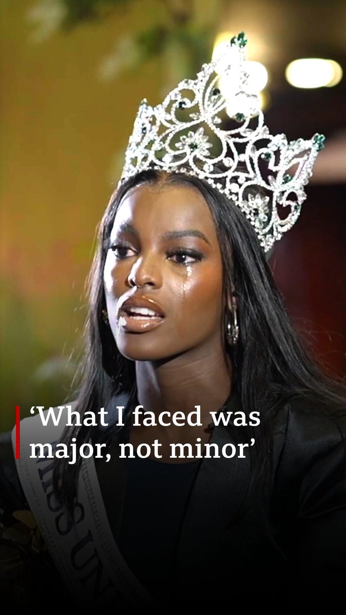 Chidimma Adetshina was crowned Miss Universe Nigeria 2024 on Saturday. Initially competing for Miss South Africa, she withdrew due to lots of online abuse. “What I faced was major, not minor,” says Chidimma. She will now represent Nigeria in the international Miss Universe.