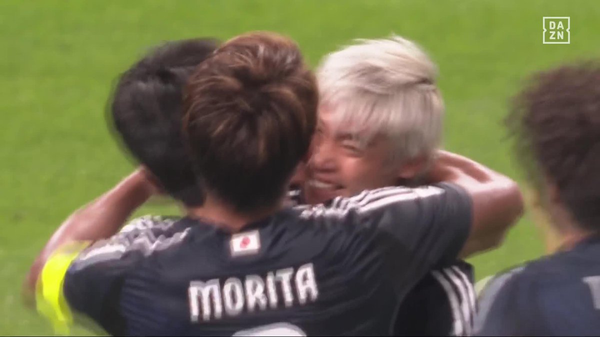 ／ コレが見たかった ＼ 7ヶ月ぶり代表復帰の伊東純也⚡️ ピッチ上はもちろん、ベンチもスタンドも 全員が祝福する復帰ゴール☺️ 🏆AFCアジア最終予選 🆚日本vs中国 📱DAZNでライブ配信 #代表みようぜ #サッカー日本代表