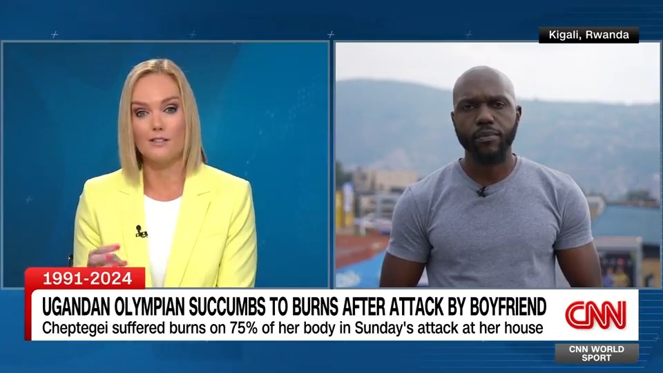 Rebecca Cheptegei - Burned Agnes Tirop - Stabbed Damaris Mutua - Strangled All female athletes killed in the last 3 years whose husbands or boyfriends are suspects. Kenya has a femicide problem