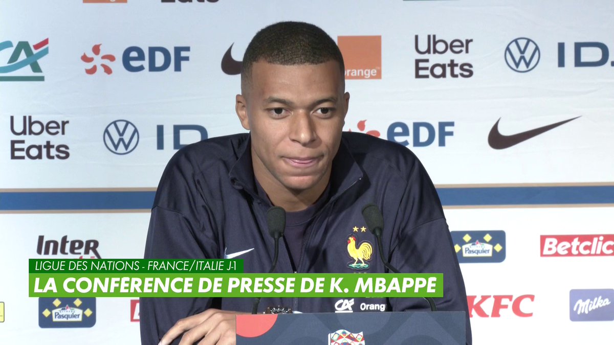 🚨 Kylian Mbappé 🇫🇷 sur Bradley Barcola : « Je suis content pour lui, c'est un très bon gars. 𝗝'𝗲𝘀𝗽𝗲̀𝗿𝗲 𝗾𝘂𝗲 𝘃𝗼𝘂𝘀 𝗮𝗹𝗹𝗲𝘇 𝗹'𝗲́𝗽𝗮𝗿𝗴𝗻𝗲𝗿 𝗾𝘂𝗮𝗻𝗱 𝗶𝗹 𝗮𝘂𝗿𝗮 𝗱𝗲𝘀 𝗺𝗮𝘁𝗰𝗵𝘀 𝗼𝘂̀ 𝗶𝗹 𝗻𝗲 𝗺𝗮𝗿𝗾𝘂𝗲𝗿𝗮 𝗽𝗮𝘀. »