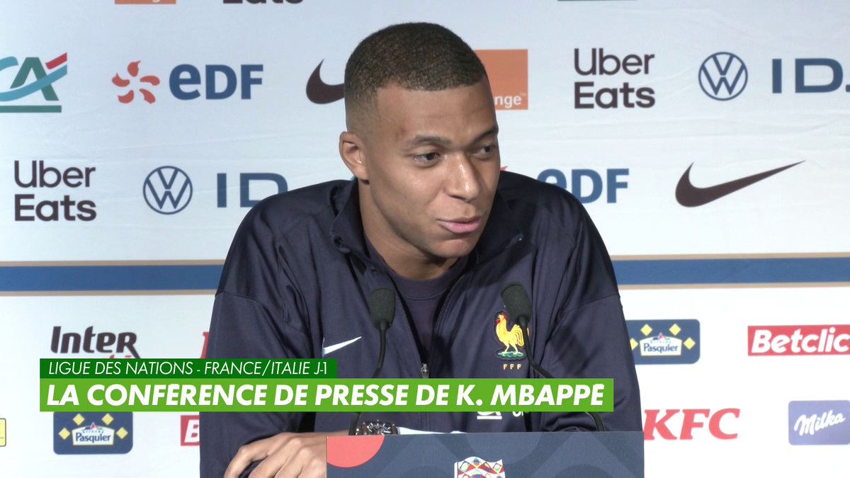 🔴🔵 Kylian Mbappé sur l’accueil que le Parc des Princes lui réservera demain soir : « J’attends pas grand chose… ça m’est égal ! Le plus important c’est de gagner. » 🥶🥶🥶🥶🥶🥶🥶 🎥 CANAL+ Foot