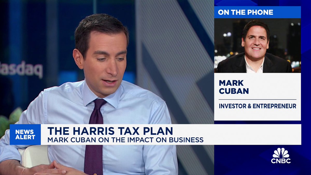 Mark Cuban just said "If you tax unrealized gains, you're going to kill the stock market"