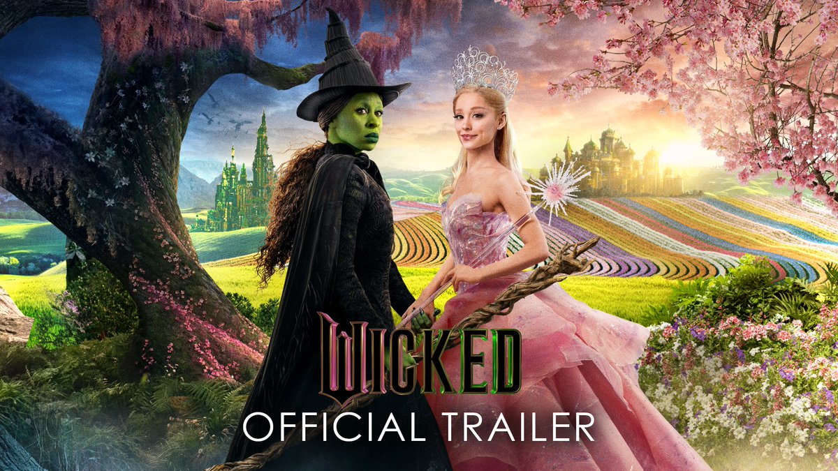 The magical world of Oz, where you can expect the unexpected. Watch the new #WickedMovie trailer now.
