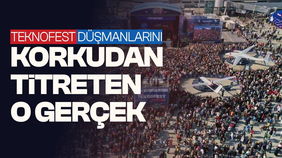 TEKNOFEST’ten neden çok korkuyorlar? Gençlerin aşağılık kompleksli, şikayetçi, içine kapanmış korkaklar olması için çok para harcadılar. Üniversiteler, medya, sanat, siyaset ve sermaye eliyle bu milletin evlatlarına saldırdılar. Sonuç? Bütün planları çöpe gitti.