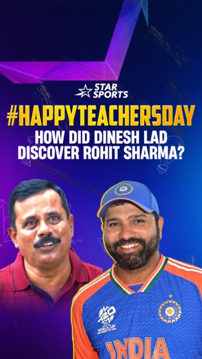 THE STORY OF ROHIT SHARMA...!! - A Teachers day special by Star Sports.