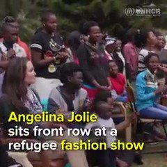 Have you ever seen the first fashion show #AngelinaJolie attended?