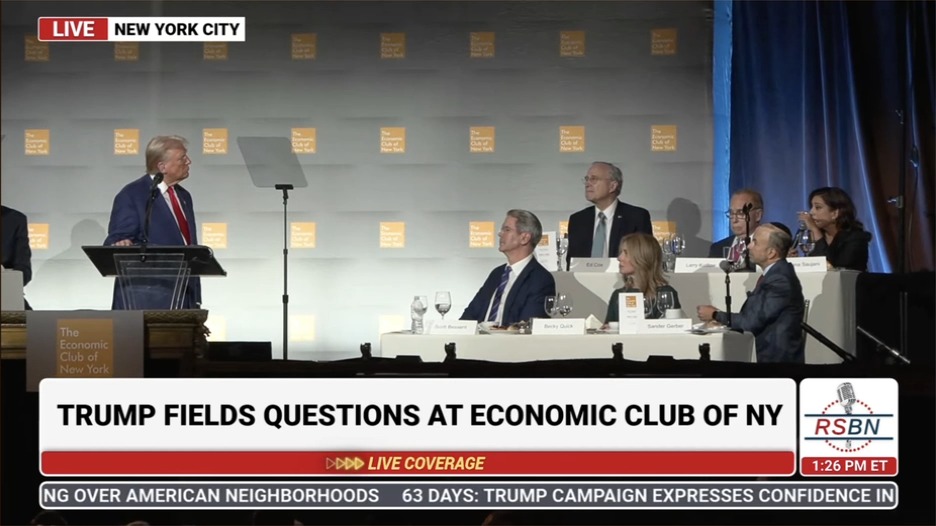 Q: What specific legislation will you commit to to make child care affordable? Trump: Well, I would do that and we're sitting down, you know, I was, somebody, we had Marco Rubio and my daughter, Ivanka… But I think when you talk about the kind of numbers that I'm talking about that because the child care is, child care couldn't, you know, there's something you have to have it in this country, you have to have it... I want to stay with child care… So we'll take care of it. Thank you