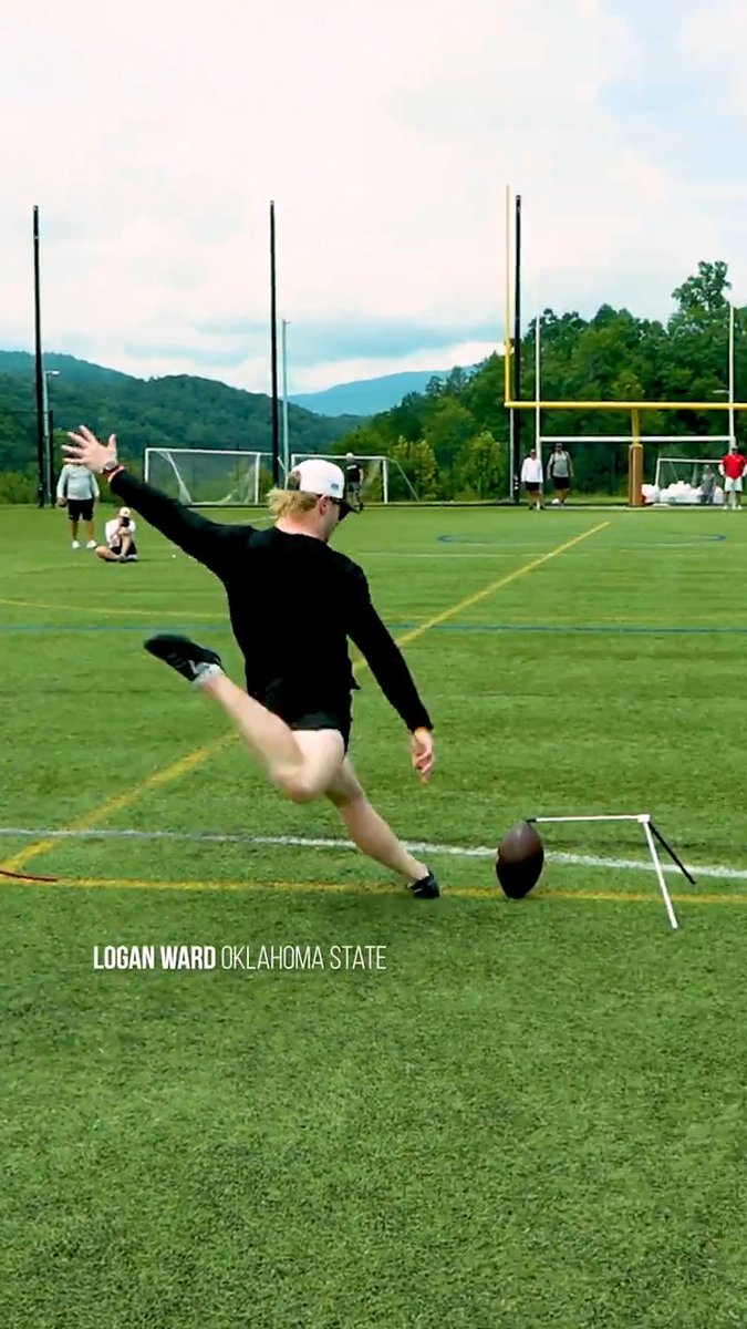 Wow. 👀 The field goals from Oklahoma State's Logan Ward (Logan Ward) looked tremendous while training at the 2024 Kohl's College Elite Camp in July. #GoPokes #KohlsElite // OSU Cowboy Football
