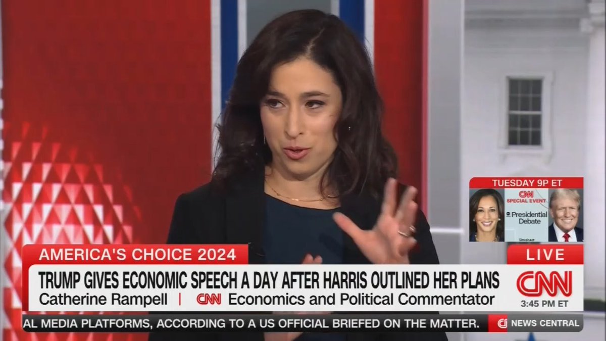 Journalist: Trump's economic speech today sounded like it was just words randomly chosen out of the dictionary. To the extent that he said anything coherent, it was a promise of more corporate tax handouts and higher tariffs, which would raise costs for everyday Americans