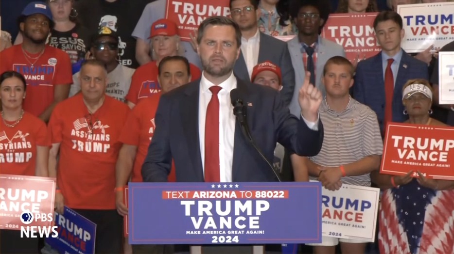 Vance: Trump and I are the only ticket for strong women! (?)