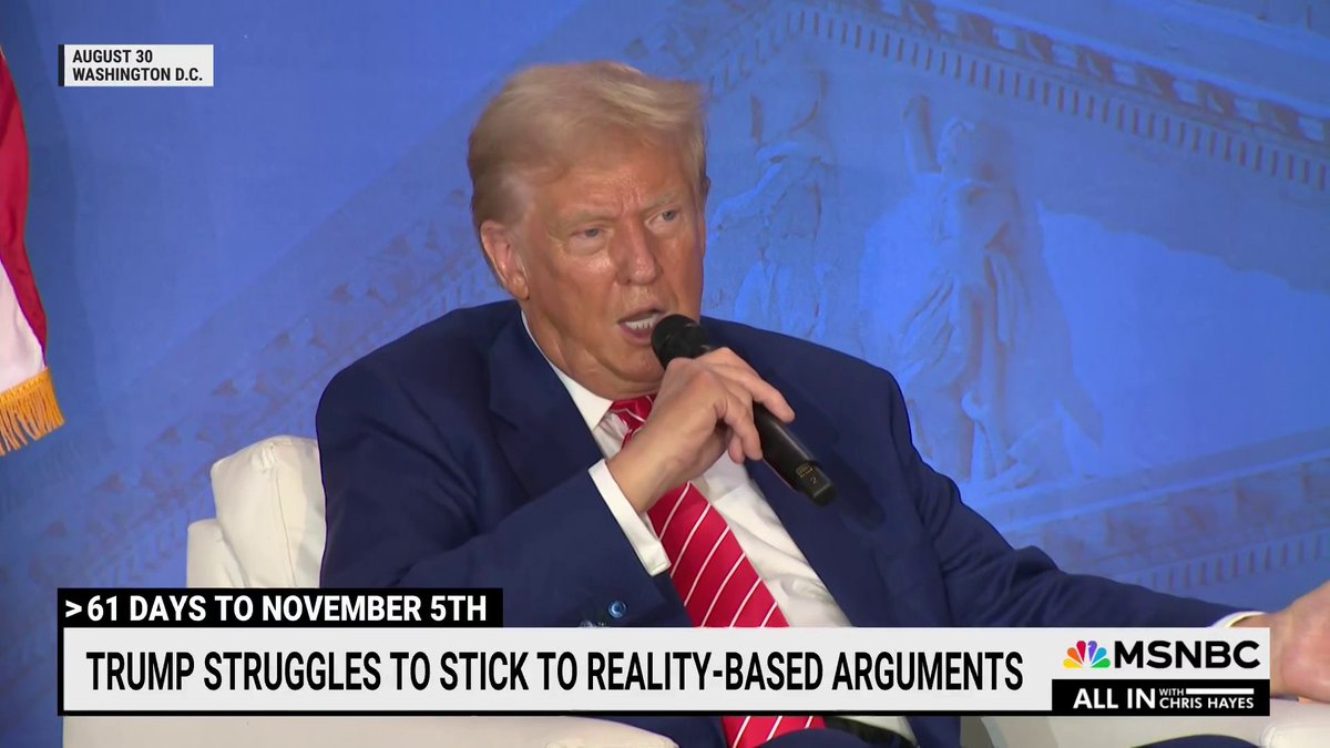 "Donald Trump is 78 years old. If elected, he will be the oldest person to ever be sworn in as President of the United States. He is a man that is suffering from, I think, pretty obvious mental decline," says Chris Hayes