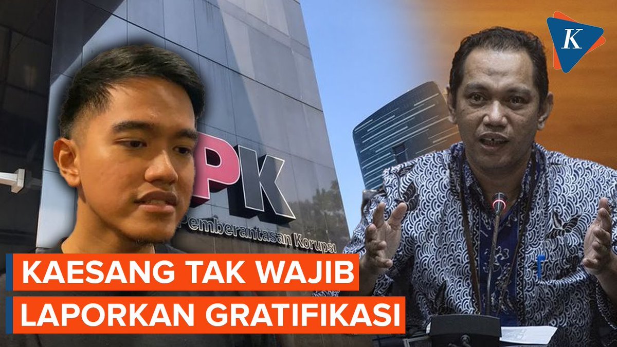 KPK Sebut Kaesang Ternyata Tidak Wajib Laporkan Penerimaan Gratifikasi | #KaesangPangarep #KPK #Gratifikasi