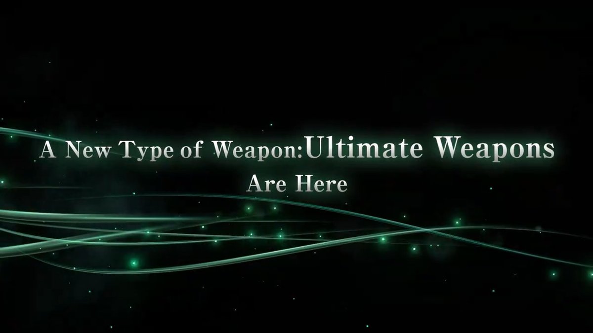 A New Type of Weapon is Here! Check out this trailer introducing a new type of weapon, Ultimate Weapons, available from Sep. 6 7:00 PM PDT! Equip Ultimate Weapons to use Ultimate Command Abilities! We hope you'll look forward to them! #FF7EC #FF7EC1stAnniversary