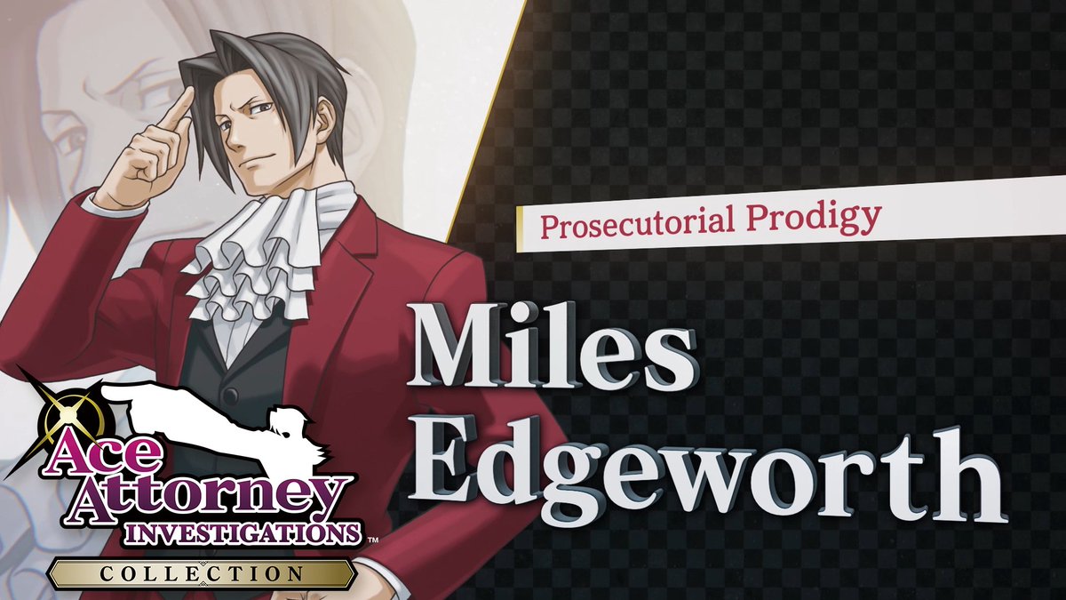 EUREKA! Ace Attorney Investigations Collection is now available on Nintendo Switch, PlayStation 4, Xbox One, Windows, and Steam! ♟️