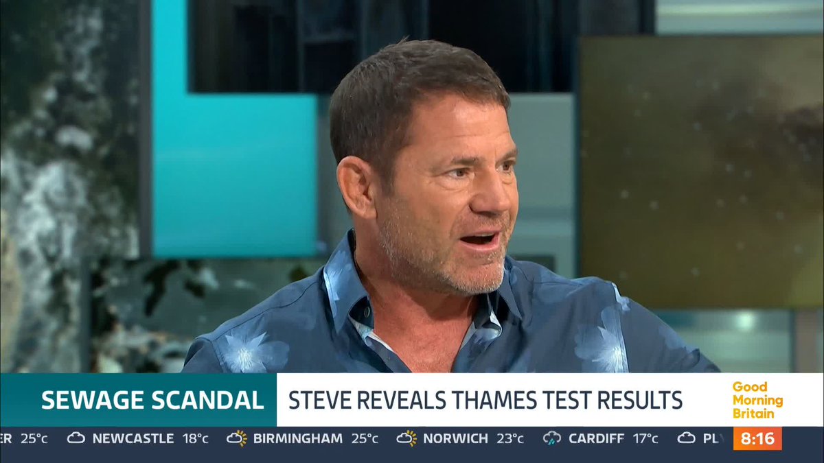 'You could get very sick, dangerously sick from immersion and consuming this water.' Steve Backshall declared ‘the Thames is toxic’ earlier this year after samples were taken from the river close to his home. Steve reveals recent tests found high levels of E. coli in the water.