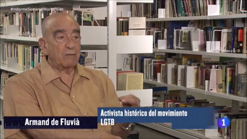 Fallece Armand de Fluviá, impulsor del movimiento de liberación gay en España y Cataluña, un referente del movimiento LGTBI en nuestro país. Nuestro recuerdo y homenaje recuperando esta intervención en Informe Semanal, en 2017 -- > #DEP