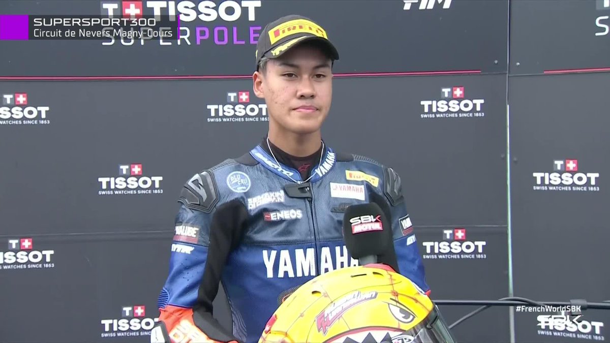 Here's your #WorldSSP300 polesitter ☝️ #FrenchWorldSBK 🇫🇷