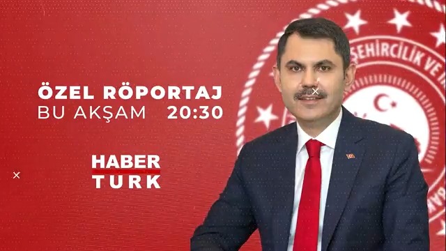 📍Çevre, Şehircilik ve İklim Değişikliği Bakanı Murat Kurum Habertürk'te ▶Vaniköy'de kaçak inşaat tartışmasının aslı ne? ▶Yarısı Bizden Kampanyası nasıl ilerliyor? ▶Deprem bölgesinde son durum ne? ▶İzmir Körfezi nasıl temizlenecek? #ÖzelRöportaj'da Habertürk TV Genel Yayın Yönetmeni Mehmet Akif ERSOY soruyor, Çevre, Şehircilik ve İklim Değişikliği Bakanı Murat KURUM yanıtlıyor. Bu akşam 20.30'da Habertürk TV'de.