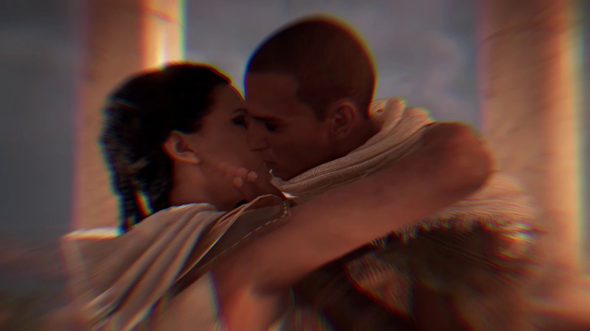 Find someone who loves you like Bayek loves Aya ❤ #AssassinsCreedOrigins