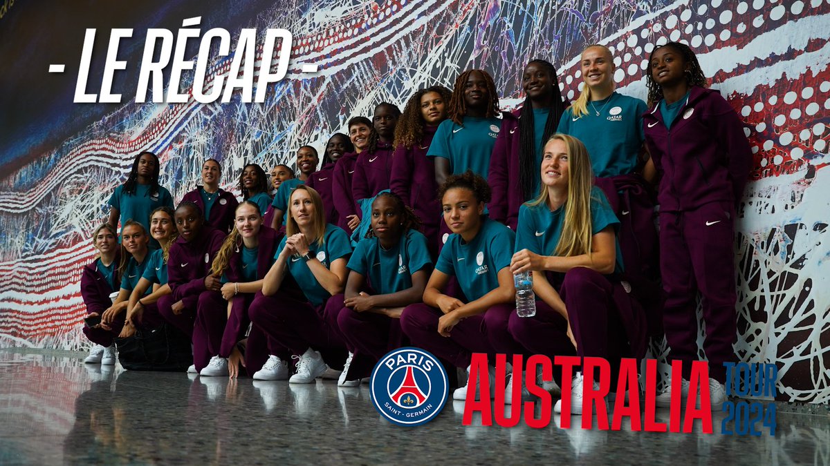 Première équipe du Club de la capitale à jouer en Australie, le PSG Féminines a poursuivi sa préparation à Perth. 🇦🇺 Une semaine ponctuée par un succès à l'occasion de la première édition de la 𝑃𝑒𝑟𝑡ℎ 𝐼𝑛𝑡𝑒𝑟𝑛𝑎𝑡𝑖𝑜𝑛𝑎𝑙 𝐹𝑜𝑜𝑡𝑏𝑎𝑙𝑙 𝐶𝑢𝑝. 🏆 Le recap' ⤵️📺