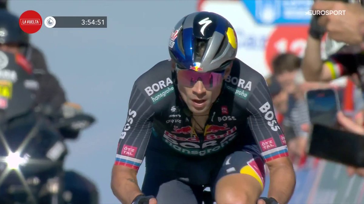 𝐄𝐋 𝐑𝐄𝐓𝐎𝐑𝐍𝐎 𝐃𝐄𝐋 𝐑𝐄𝐘 🔴 Roglic asalta el maillot rojo en Moncalvillo y deja prácticamente sentenciada su cuarta Vuelta. 🇪🇸 Enric Mas termina cuarto y recorta 59" a O'Connor por la segunda plaza. 📺 Lo has visto en Eurosport.es y HBO Max España. #LaVuelta24