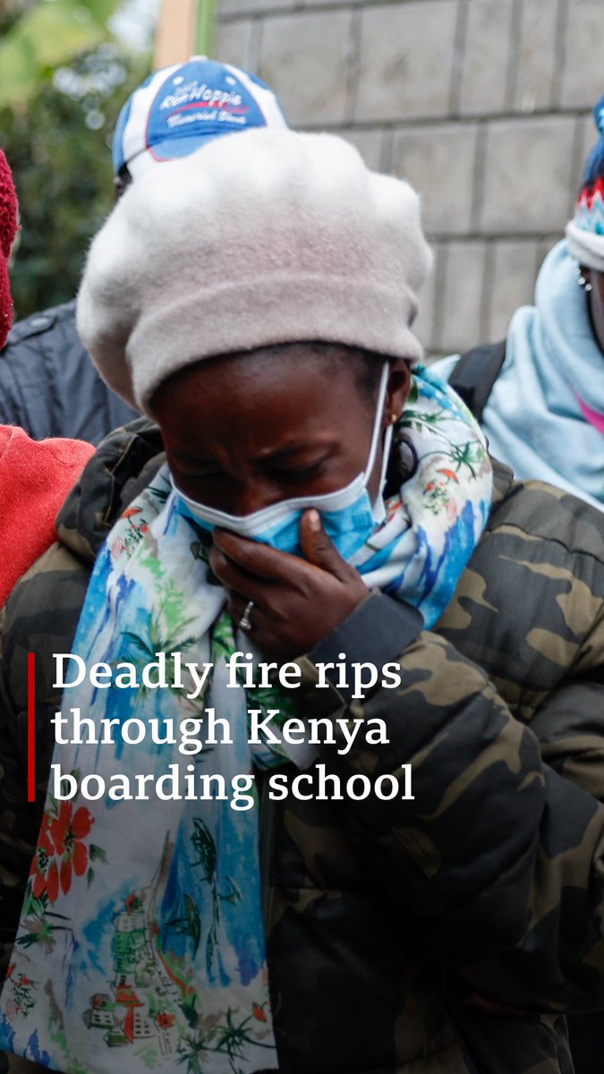 At least 17 children have died after a dormitory at a boarding school in central Kenya caught fire on Thursday night. President William Ruto has called the fire "horrific" and "devastating", and has ordered an investigation. 🔗