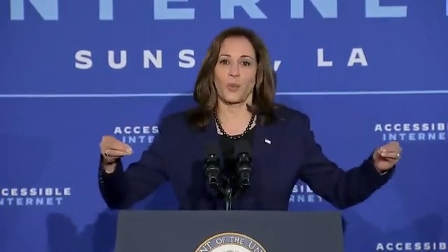 KAMALA HARRIS: "The significance of the passage of time, right? The significance of the passage of time. So when you think about it, there is great significance to the passage of time...there is such great significance to the passage of time."