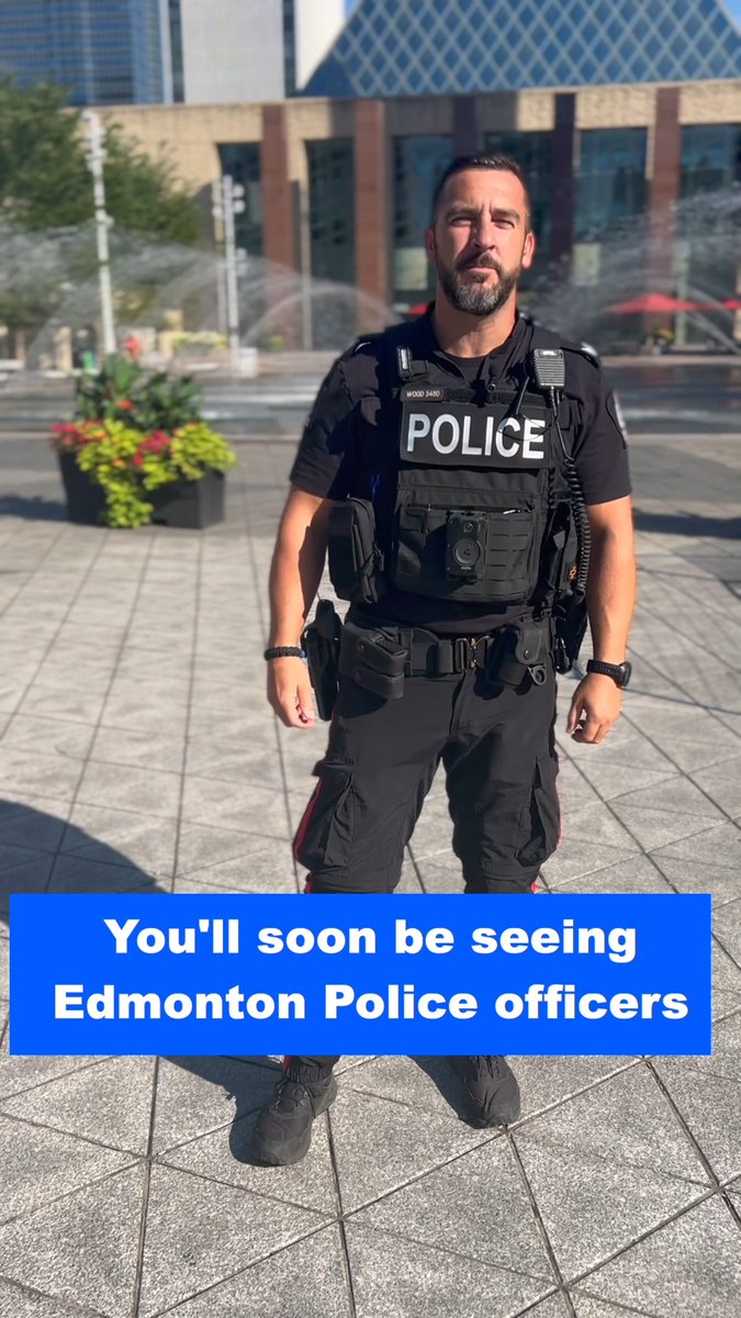 Starting this month, you will start seeing more Edmonton Police Service officers wearing body worn video cameras. Following a trial run in July 2023 with a small group of officers, EPS is now taking a phased approach to rolling out the cameras service-wide. To learn more about what this means, visit