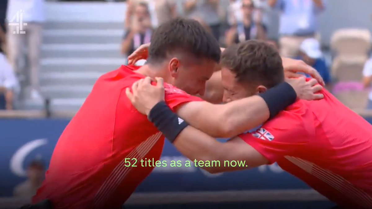 Perfection in Paris! Alfie Hewett and Gordon Reid are FINALLY Paralympic champions! 🥇🎾 What a performance to witness 😮 #C4Paralympics | #ParalympicGames | #Paris2024
