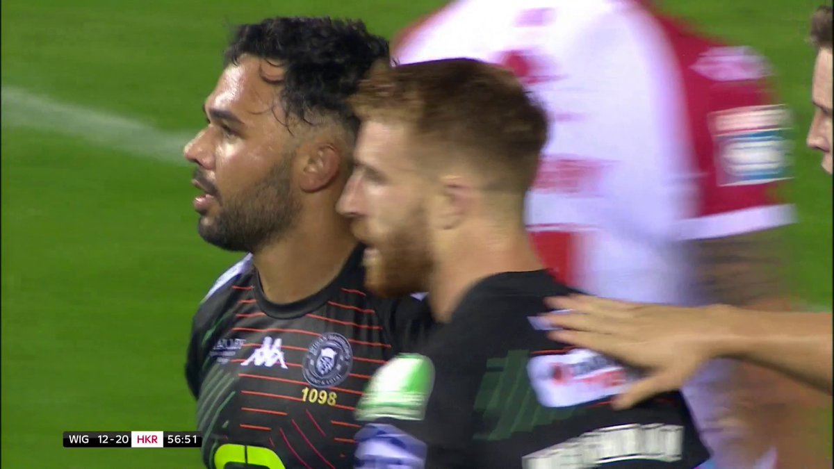 "Unbelievable absolutely unbelievable!" Bevan French, from nowhere, dials up the magic with a deft kick through the which he runs onto and over for the try! #SkySportsRL
