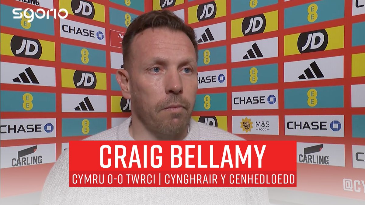 “This is the worst we’ll be – we will improve from that!” Ymateb y rheolwr yn dilyn ei gêm gyntaf wrth y llyw. Cymru 0-0 Twrci | Craig Bellamy | Wales 🏴󠁧󠁢󠁷󠁬󠁳󠁿 🗣️